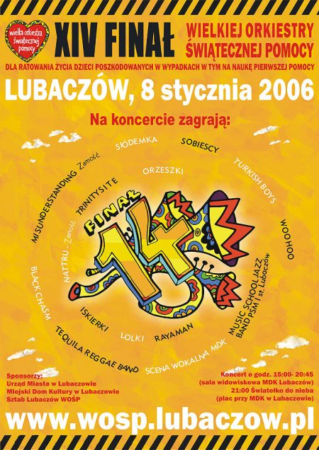 Plakat XIV Finał 2006