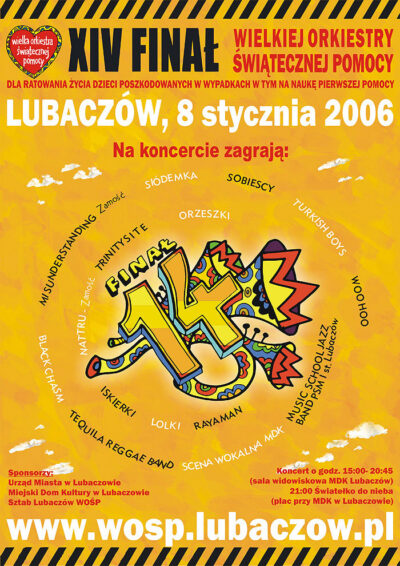 Plakat 14. Finału WOŚP (2006)