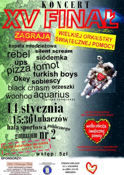Plakat 15. Finału WOŚP (2007)