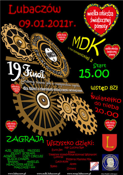 Plakat 19. Finału WOŚP (2011)