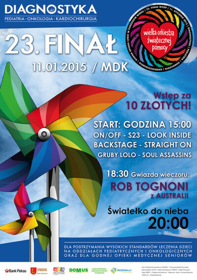 Plakat 23. Finału WOŚP (2015)