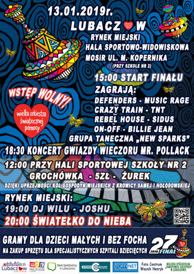 Plakat 27. Finału WOŚP (2019)