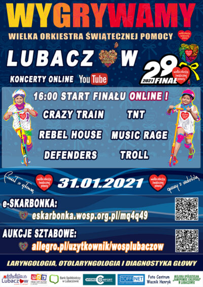 Plakat 29. Finału WOŚP (2021)
