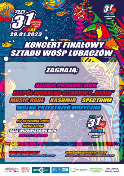 Plakat 31. Finału WOŚP (2023)