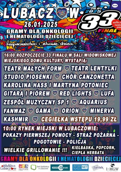 Plakat 33. Finału WOŚP (2025)